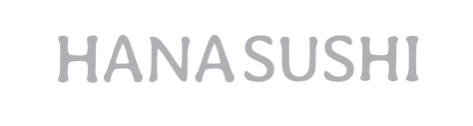 Hana Sushi logo in gray