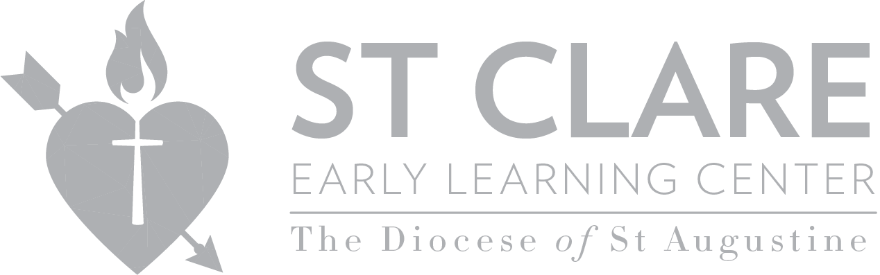 St Clare Early Learning Center logo in gray