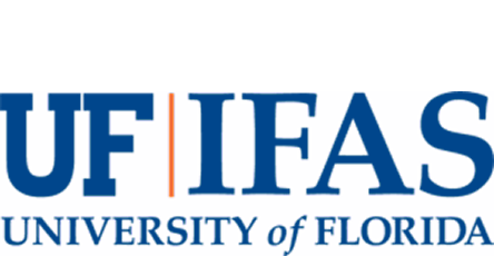 UF IFAS University of Florida logo with blue text and an orange vertical line separating "UF" and "IFAS," representing their presence in Wildlight master planned community, a growing hub for new homes in Wildlight FL.