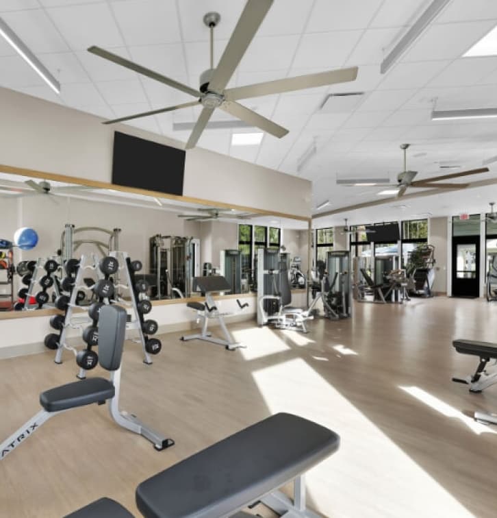 Wildlight homes Town district fitness center